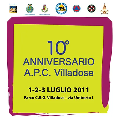 Decimo Anniversario Protezione Civile Villadose