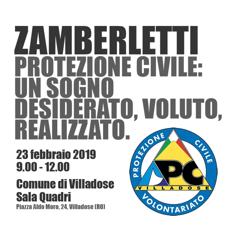Zamberletti Convegno